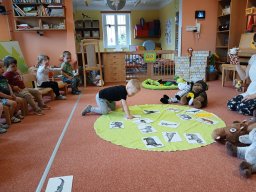 V zoologické zahradě, nehlaďte lva na bradě