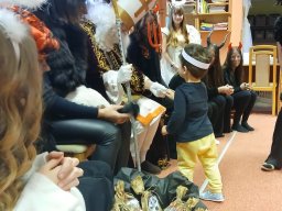 Mikuláš, čertíci a andílci v Kopretince